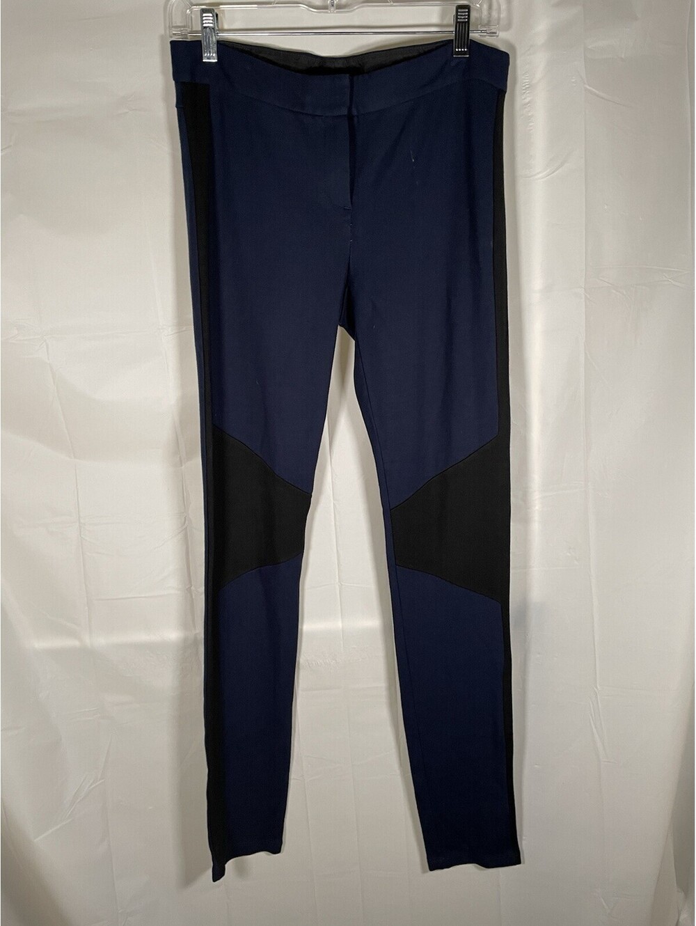 THEORY Rosamon Classical Skinny Stretch Riding Pants Navy Blue Black 6